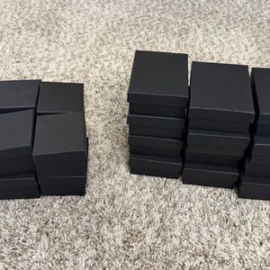 Kay Jewelers Black Earring Gift Boxes Stack
